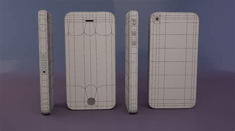 Iphone 4s High Poly 3d Model Cgtrader