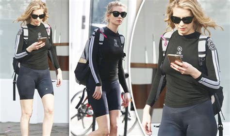 Rachel Riley Suffers Unfortunate Camel Toe As She Steps Out In Skintight Workout Gear