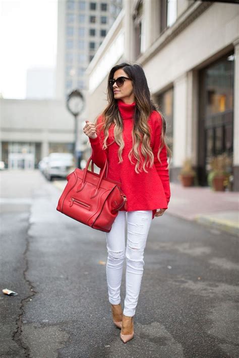 Look Beautiful With 15 Amazing Red Women S Outfit Ideas Christmas Outfit Casual Casual