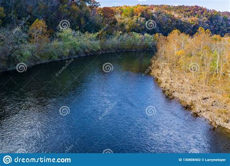 An Autum View Of The James River 2 Stock Photo Image Of Autumn