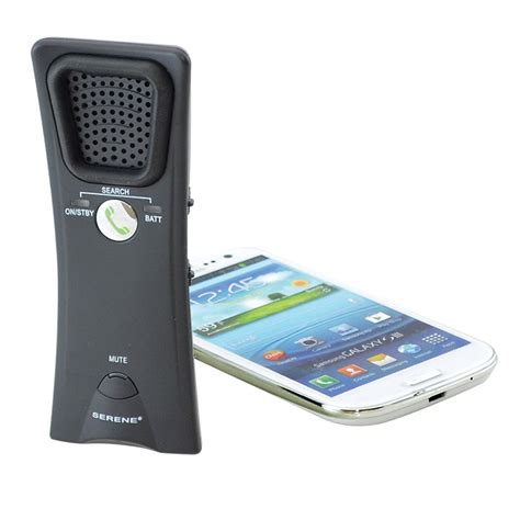 It has a keyboard with large tactile buttons cell phone for the visually impaired. Serene Innovations HearAll Cell Phone Amplifier SA-40