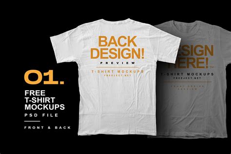 Download Free Download T-Shirt Mockups Design - PSD File