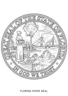 See more ideas about states, state symbols, seal. Florida State Symbols Coloring Pages | Florida Symbols ...