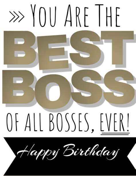 Boss Birthday Card Printable Printable Word Searches
