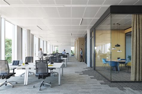 Interior Design Office Space Interior Visualization On Behance
