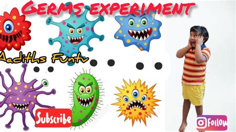 Kids Experiment Kid Germs Experiment Pretend Play Germs Experiment