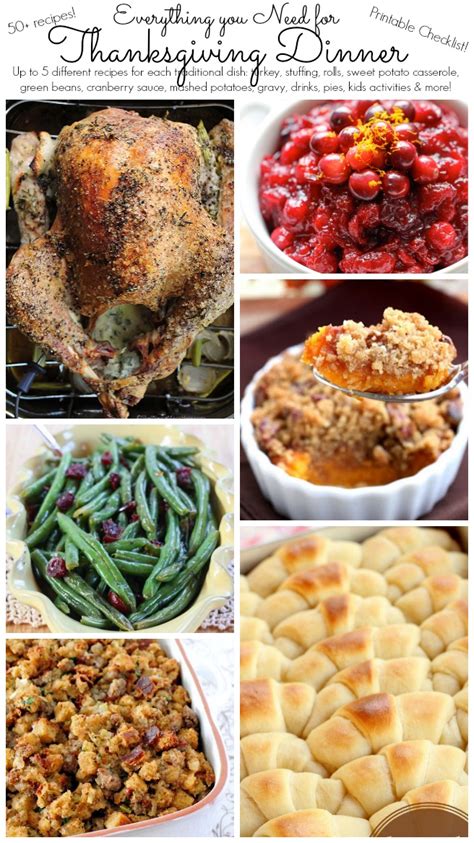 The centerpiece of contemporary thanksgiving in the united states and in canada is thanksgiving dinner, a large meal, generally centered on a large roasted turkey. Printable Thanksgiving Dinner Checklist and Recipes