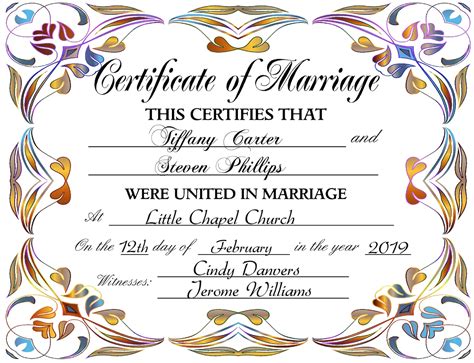 Wedding Certificate Marriage Certificate Marriage Sign Wedding T