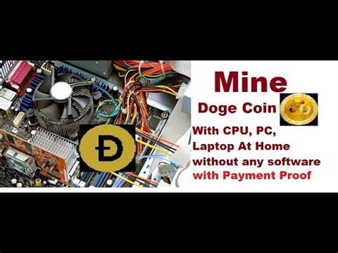 How to Mine DogeCoin in PC/CPU/Computer & Laptop at Home ...