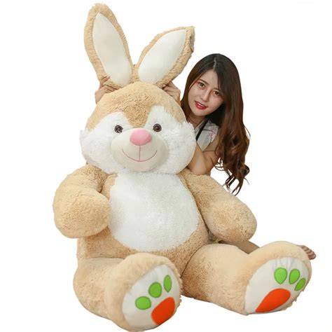 Fancytrader 59 Giant Stuffed Bunny Plush Toys Soft Large Animals
