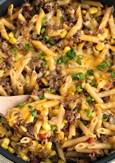Searching for probably the most informative suggestions in the internet? {30 minutes, one pan} BBQ Beef Pasta Skillet - Together as ...