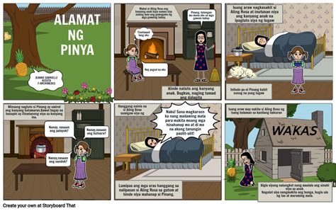 Alamat Ng Pinya Storyboard By F1272bf5