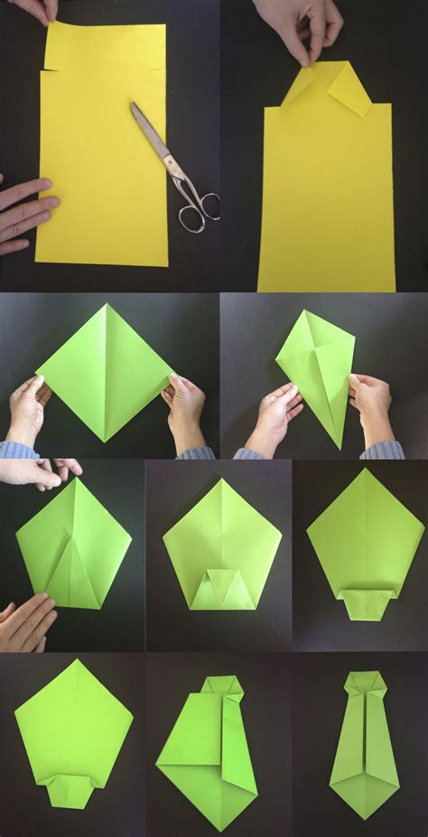 Tutorial Camisa De Origami Para El Día Del Padre