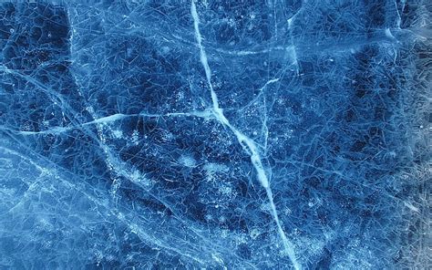 Blue Ice Texture Ice Cracks Macro Blue Ice Background Ice Frozen