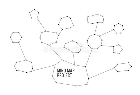 Mindmap Hand Drawn Scheme Infographic Design Stock Vector