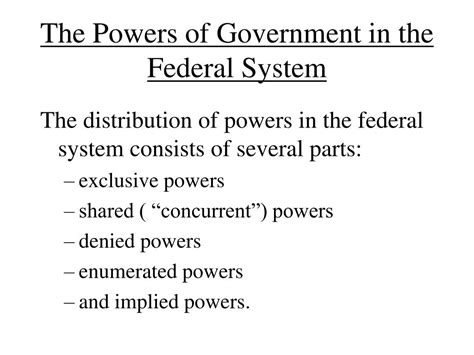 Ppt Federalism Powerpoint Presentation Free Download Id248786