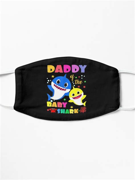 Daddy Of The Baby Shark Birthday Daddy Shark Merch Mask For Sale By