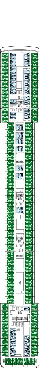 MSC Poesia Deck plan & cabin plan