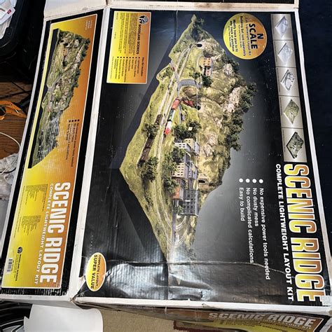 Woodland Scenics Scenic Ridge Layout Kit N Scale Open Box W Extras EBay