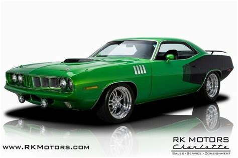 1971 Plymouth Cuda Limetime Green Hardtop 426 Hemi V8 5 Speed Manual