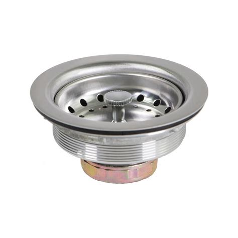 Basket strainer the product will outfit any home bath and kitchen in a classic style while also delivering. The Plumber's Choice 3-1/2 in. - 4 in. Kitchen Sink ...