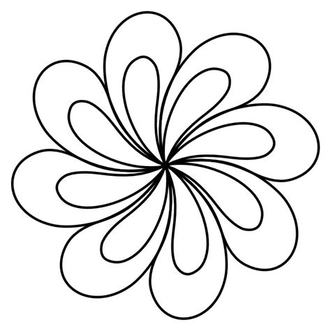 Learn To Draw Flowers With Shapes Lesson 3 Jspcreate