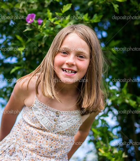 Little Girl Portrait Stock Photo By ©marcogovel 50918221