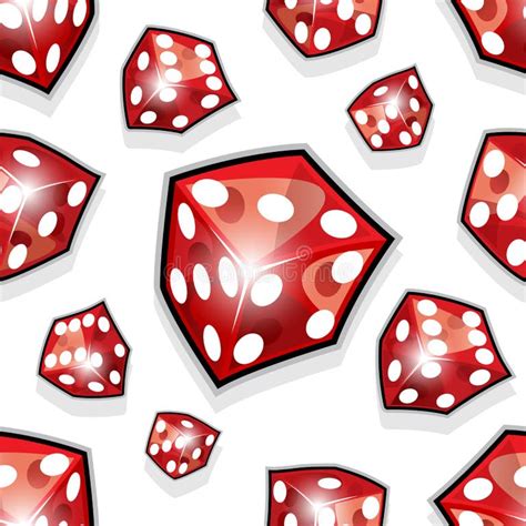 Dice Seamless Background Pattern Stock Illustrations 1813 Dice