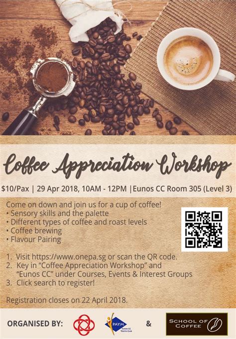 Coffee Appreciation Workshop Simply Eunos Simply Yours