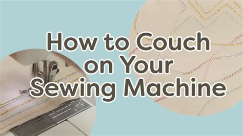 Maura Kang How To Couch On Your Sewing Machine Wonderfil Europe Have