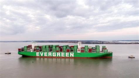 Worlds Largest Container Ship Arrives Uk