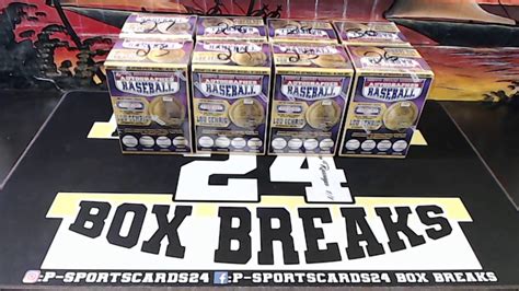 free box break 23 2020 tristar autographed baseball live box break bonus youtube