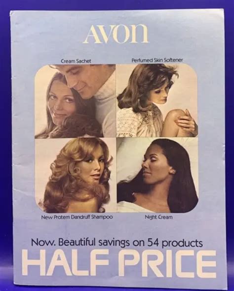 Avon Sales August 1973 Campaign Catalog Vintage Brochure Booklet 1104