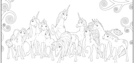 Mia And Me Unicorns Coloring By Stell E On Deviantart