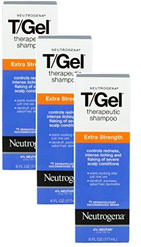 Neutrogena T Gel Shampoo Extra Strength Pack Of 3 2019 👦acne👦