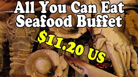 All You Can Eat Seafood Buffet Bbq Seafood In Thailand Eating Thai
