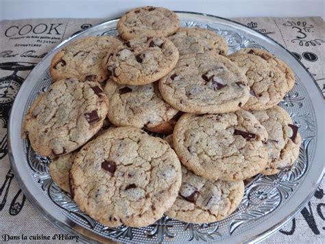 Dans la cuisine dHilary Cookies aux éclats de chocolat noir de Pierre