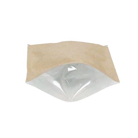Your cannabis deserves the best packaging. 1/4 Ounce Mylar Dispensary Bags - Kraft/Clear, 1000 pieces