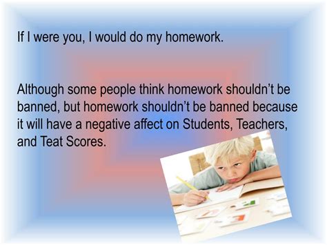 Ppt Homework Shouldnt Be Banned Powerpoint Presentation Free