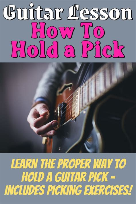 But times passed, opinions changed and now there are people picking their on an instructional book, there was an illustration of how to hold the pick. Beginner Guitar Lesson - How To Hold A Pick in 2020 | Guitar lessons for beginners, Bass guitar ...