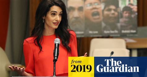 Amal Clooney Appointed As Uk Envoy On Media Freedom Amal Clooney The Guardian