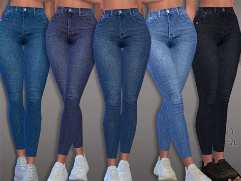 Pinkzombiecupcakes S Sims Downloads Dark Blue Skinny Jeans Skinny Denim Skinny