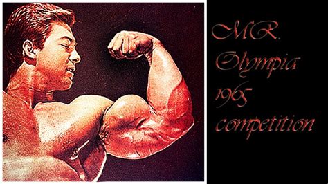 Do You Know About The First Ever Mr Olympia Competition Youtube