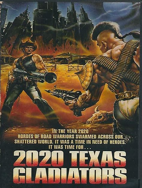 2020 texas gladiators 1982 al cliver dvd post apocalyptic movies action movie poster