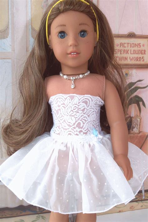 like american girl doll clothes fancy slip with attached strapless … in 2020 american girl