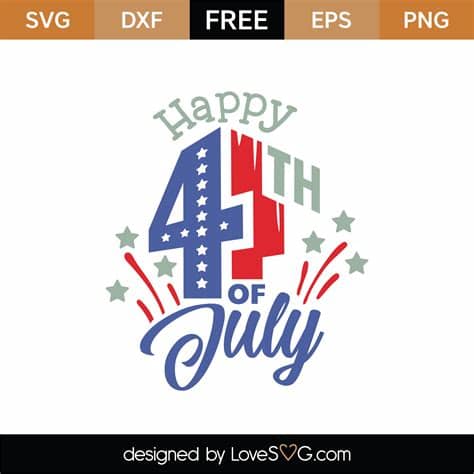 0:47 svg cut file design 12 просмотров. Free Happy 4th Of July SVG Cut File | Lovesvg.com