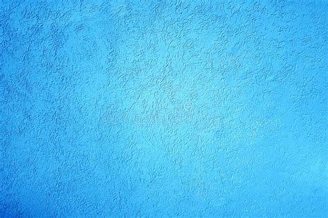 Plastered Wall Texture Blue Tone Background Stock Photo Image Of