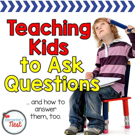 Teaching Kids To Ask Questions Second Grade Nest Bloglovin