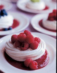 Orange trifle recipes dessert recipes trifle desserts pudding recipes dessert ideas delicious desserts orange juice cake glass serving bowls barefoot contessa. Barefoot Contessa - Recipes - Meringues with Cassis and Raspberries | Savoury food, Foodies ...