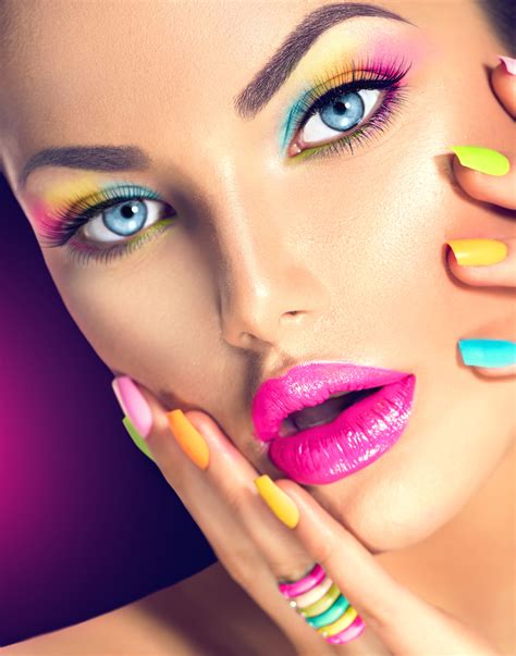 Beauty Face Care Tips Beauty Girls Face Beauty Face Colorful Eyeshadow